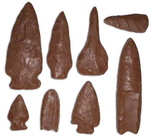 Choclate arrowheads candy